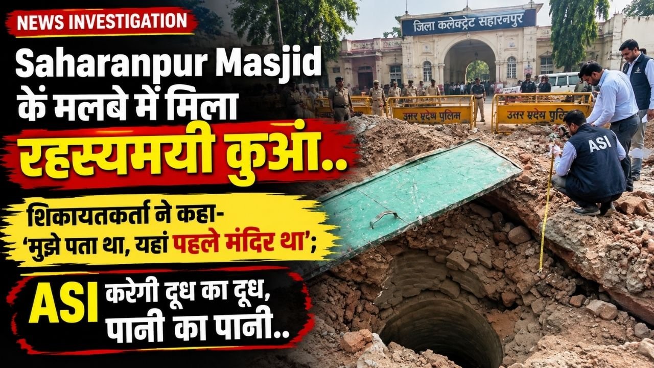 Saharanpur Masjid के मलबे में मिला रहस्यमयी कुआं, शिकायतकर्ता ने कहा- यहां पहले मंदिर था; ASI को सौंपी गई जांच..