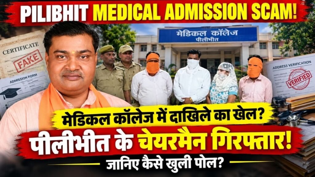 PILIBHIT SCAM: फर्जी प्रमाण पत्र से मेडिकल कॉलेज में दाखिला! बरखेड़ा चेयरमैन गिरफ्तार, जानिए कैसे खुली BJP नेता की पोल?