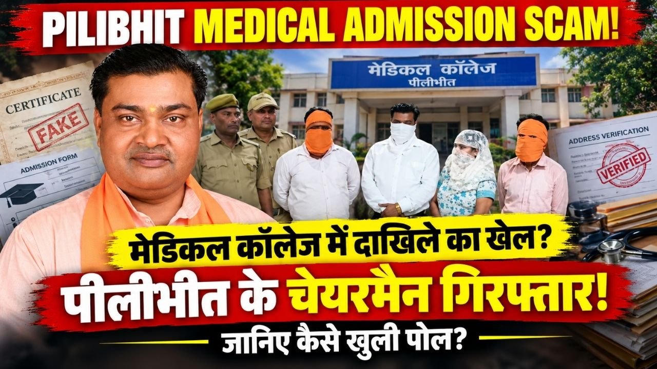 PILIBHIT SCAM: फर्जी प्रमाण पत्र से मेडिकल कॉलेज में दाखिला! बरखेड़ा चेयरमैन गिरफ्तार, जानिए कैसे खुली BJP नेता की पोल?