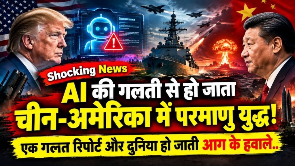 Shocking News: AI की गलती से हो जाता चीन-अमेरिका में परमाणु युद्ध; एक गलत रिपोर्ट और दुनिया हो जाती आग के हवाले..