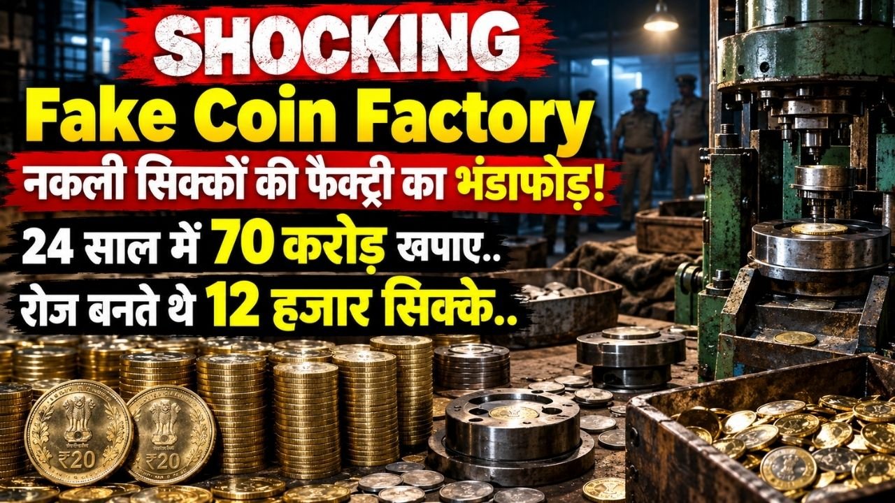 Fake Coin Factory: नकली सिक्कों की फैक्ट्री का भंडाफोड़! 24 साल में 70 करोड़ खपाए, रोज बनते थे 12 हजार सिक्के..