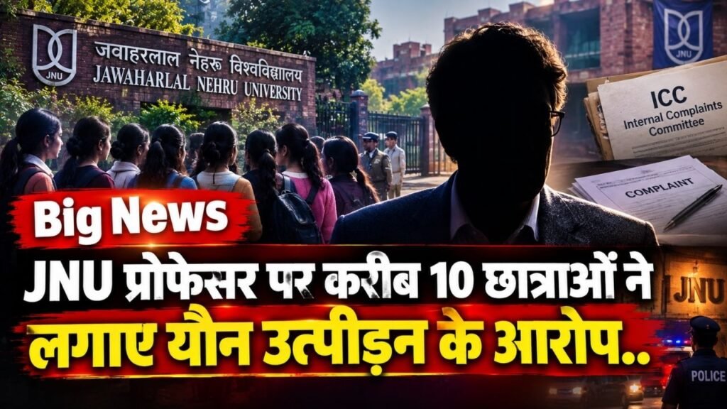 Today News: JNU प्रोफेसर पर यौन उत्पीड़न के आरोप, करीब 10 छात्राओं ने की शिकायत; ICC कर रही जांच..