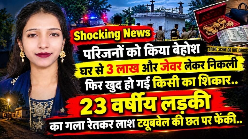 Shocking News: घर से 3 लाख और जेवर लेकर निकली लड़की की हत्या; गला रेतकर लाश ट्यूबवेल की छत पर फेंकी..