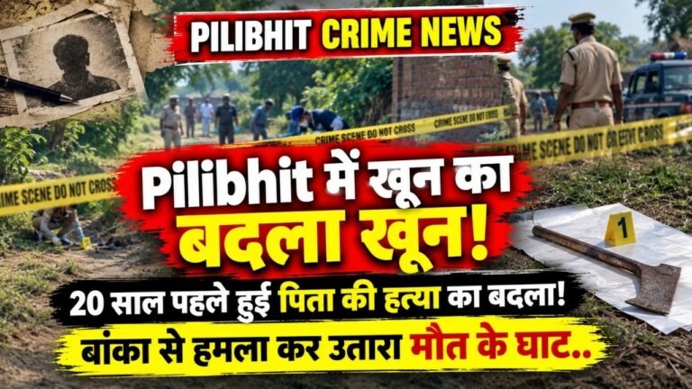 Pilibhit में खून का बदला खून! 20 साल पहले हुई पिता की हत्या का बदला; बांका से हमला कर उतारा मौत के घाट..