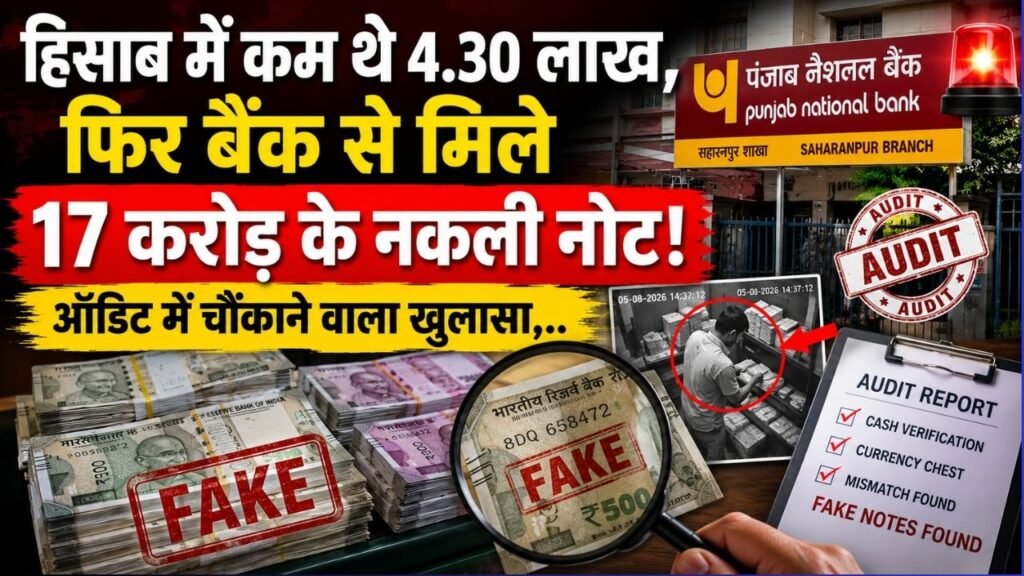 UP News: हिसाब में कम थे 4.30 लाख, फिर बैंक से मिले 17 करोड़ के नकली नोट! ऑडिट में खुलासा, 3 बैंक अधिकारी सस्पेंड..