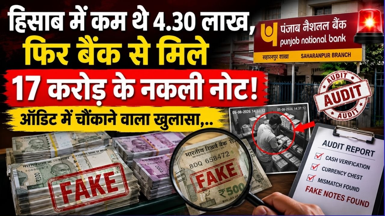 UP News: हिसाब में कम थे 4.30 लाख, फिर बैंक से मिले 17 करोड़ के नकली नोट! ऑडिट में खुलासा, 3 बैंक अधिकारी सस्पेंड..
