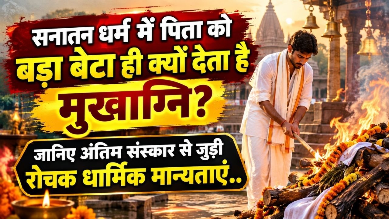 Garud Puran: सनातन में पिता को बड़ा बेटा ही क्यों देता है मुखाग्नि? जानिए अंतिम संस्कार से जुड़ी रोचक धार्मिक मान्यताएं..