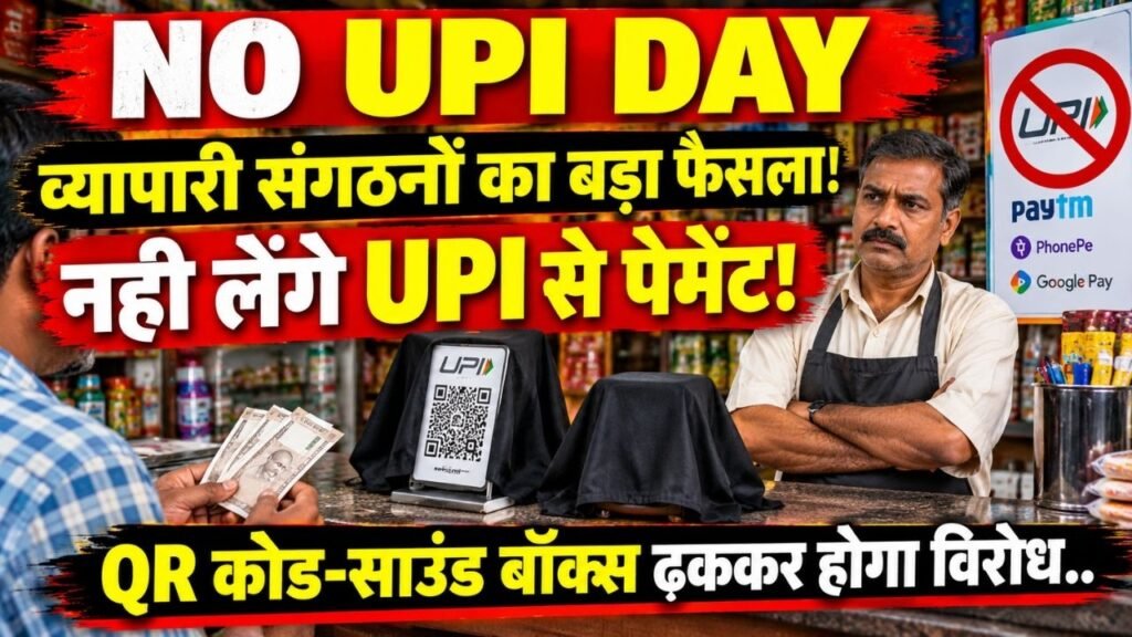No UPI Day: व्यापारी संगठनों का बड़ा फैसला! 2 अक्टूबर को नहीं लेंगे UPI से पेमेंट; QR कोड-साउंड बॉक्स ढककर होगा विरोध..