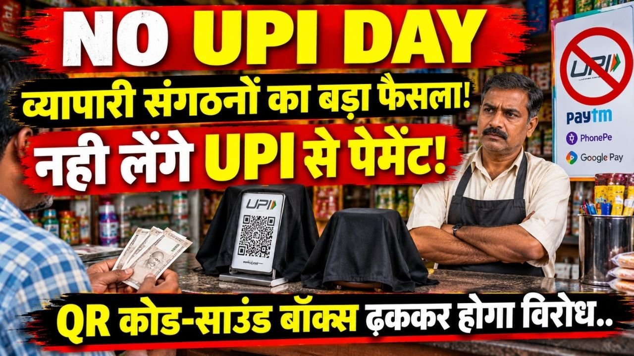 No UPI Day: व्यापारी संगठनों का बड़ा फैसला! 2 अक्टूबर को नहीं लेंगे UPI से पेमेंट; QR कोड-साउंड बॉक्स ढककर होगा विरोध..