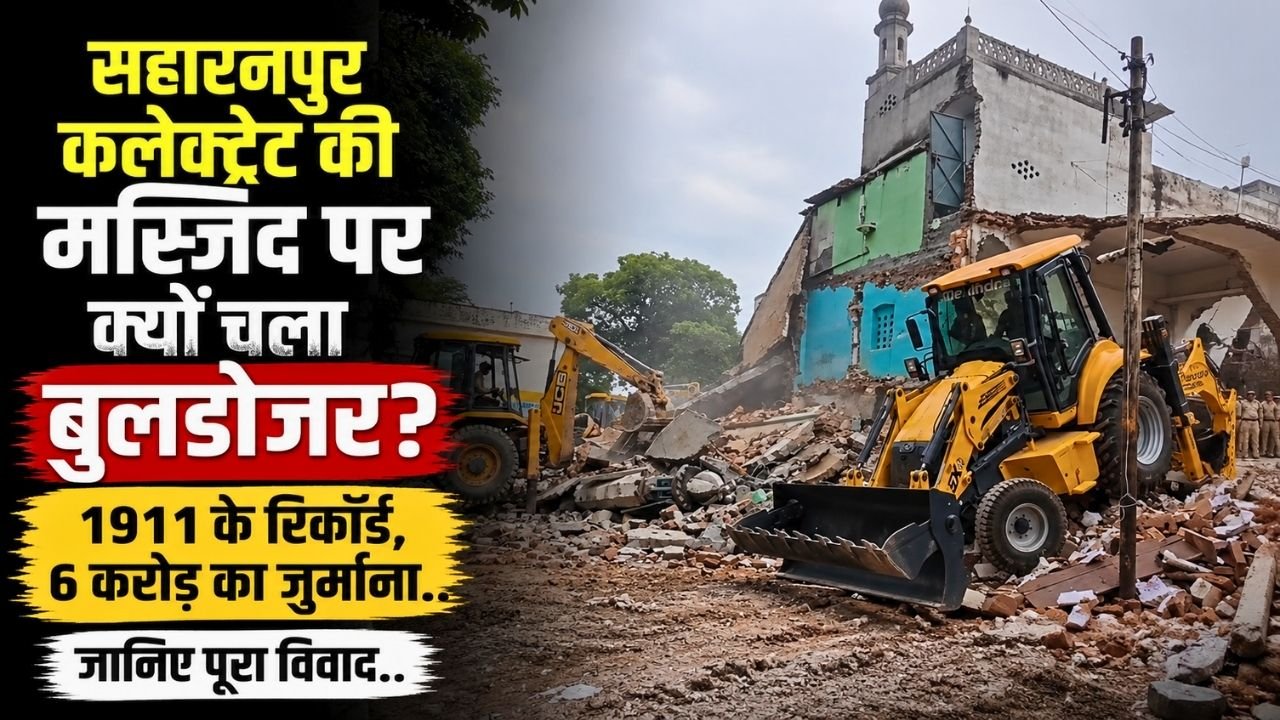 UP Mosque Demolition: कलेक्ट्रेट की मस्जिद पर क्यों चला बुलडोजर? 1911 के रिकॉर्ड, 6 करोड़ का जुर्माना; जानिए पूरा विवाद..