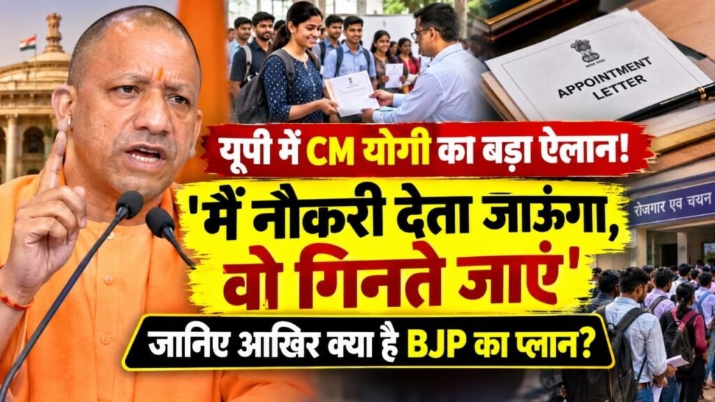 UP News: यूपी में बड़ा एलान! CM योगी ने कहा - 'मैं नौकरी देता जाऊंगा, वो गिनते जाएं', जानिए आखिर क्या है BJP का प्लान?