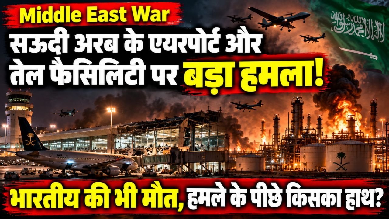 Middle East War: सऊदी अरब के एयरपोर्ट और तेल फैसिलिटी पर बड़ा हमला; भारतीय की भी मौत, मले के पीछे किसका हाथ?
