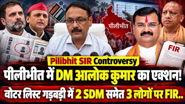Pilibhit SIR Controversy: पीलीभीत में DM आलोक कुमार का एक्शन; वोटर लिस्ट गड़बड़ी में 2 SDM समेत 3 लोगों पर FIR..