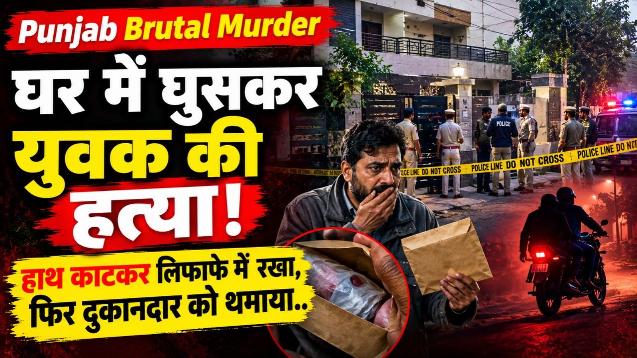 Punjab Brutal Murder: घर में घुसकर युवक की हत्या, हाथ काटकर लिफाफे में रखा, फिर दुकानदार को थमाया..