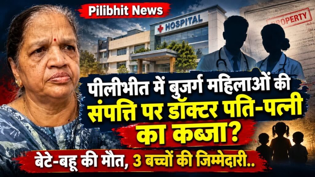 Pilibhit News: पीलीभीत में बुजुर्ग महिलाओं की संपत्ति पर डॉक्टर पति-पत्नी का कब्जा? बेटे-बहू की मौत, 3 बच्चों की जिम्मेदारी..