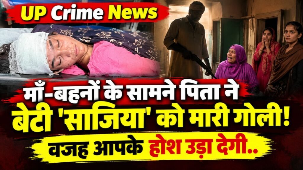 UP Crime News: माँ-बहनों के सामने पिता ने बेटी 'साजिया' को मारी गोली; वजह आपके होश उड़ा देगी..