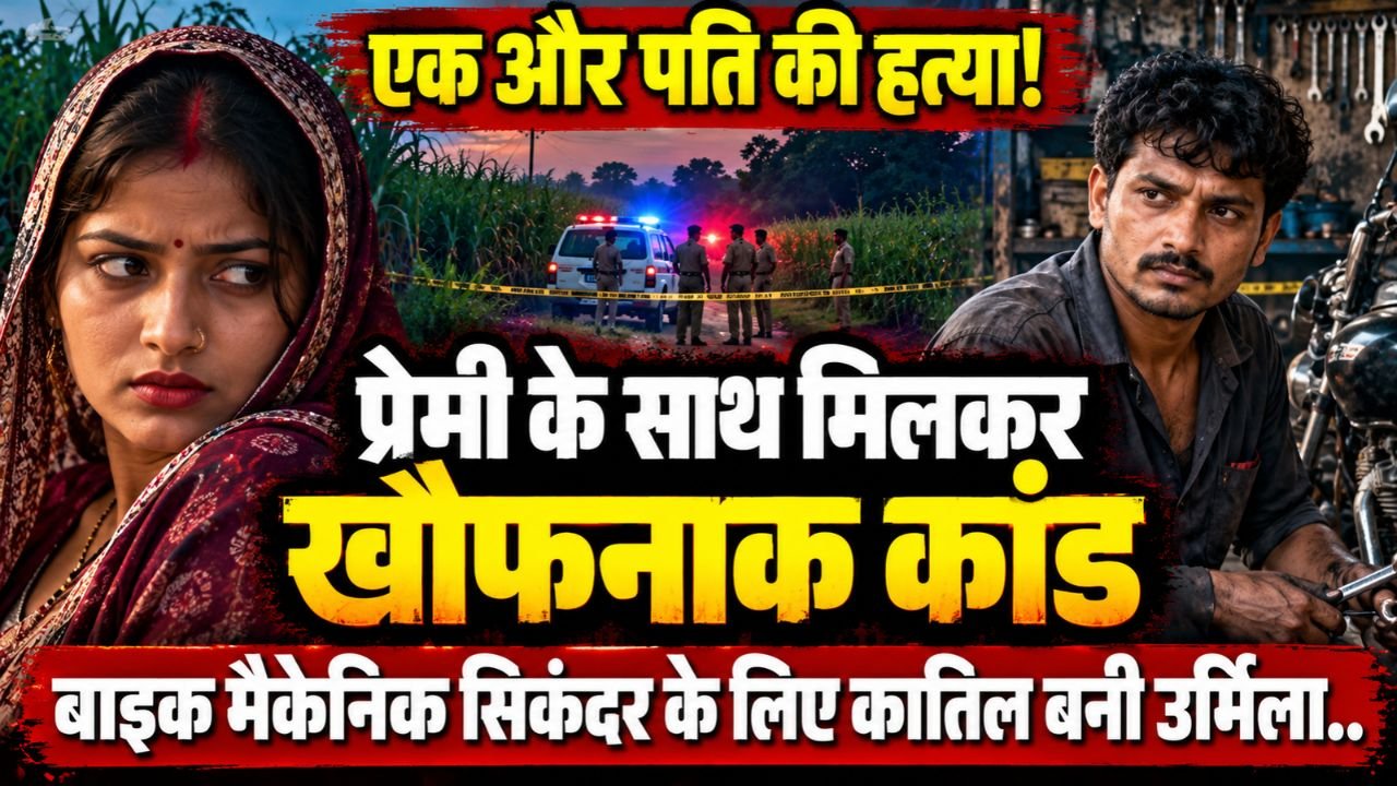 Crime News: एक और पति की हत्या! प्रेमी के साथ मिलकर खौफनाक कांड; बाइक मैकेनिक सिकंदर के लिए कातिल बनी उर्मिला..